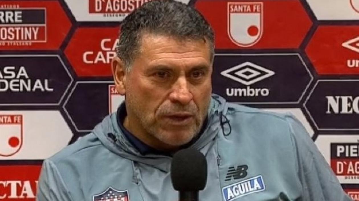 Luis Fernando Suárez, DT del Junior.