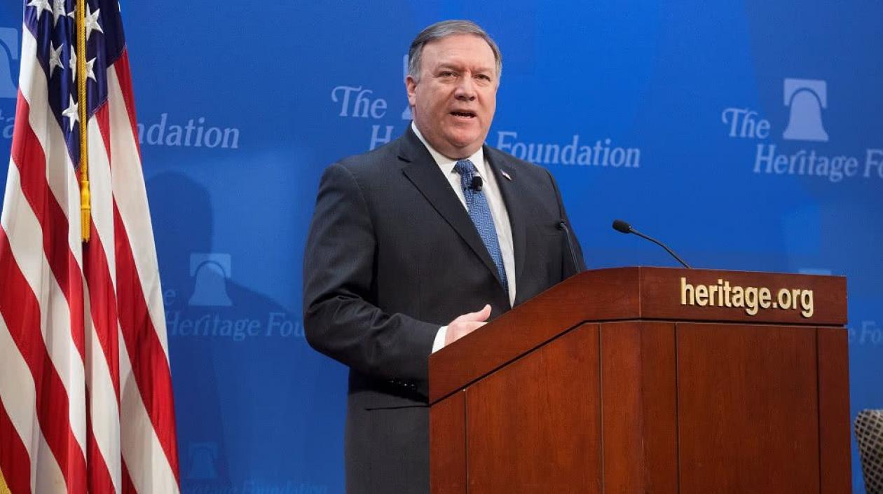 El secretario de Estado de EE.UU., Mike Pompeo. 
