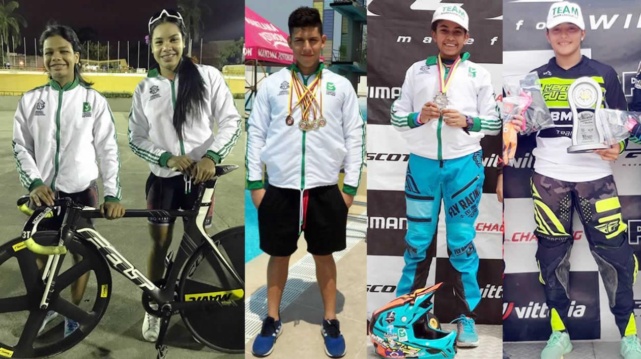 Luna Álvarez, Marianis Salazar, Diego Becerra, Sofía Arrieta Gutiérrez y  Sharid Fayad.