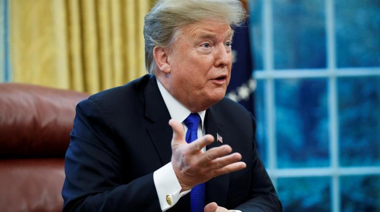 Donald Trump, presidente de Estados Unidos. 