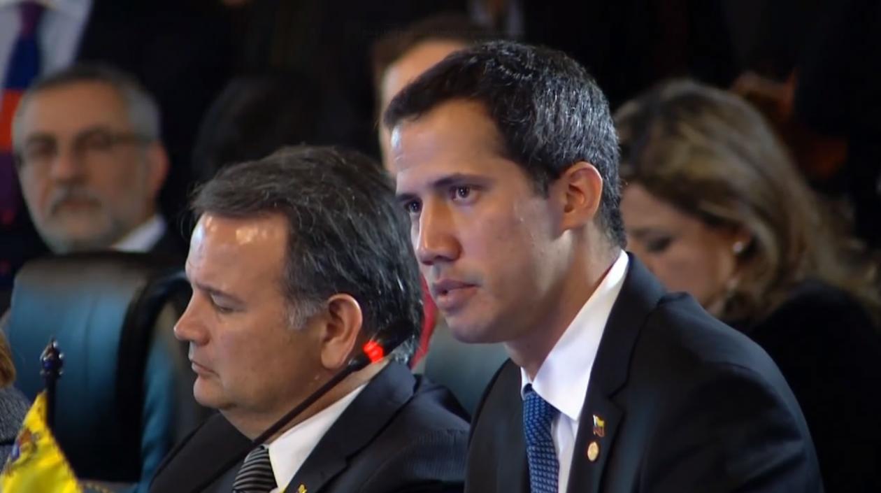 El presidente interinode Venezuela, Juan Guaidó 