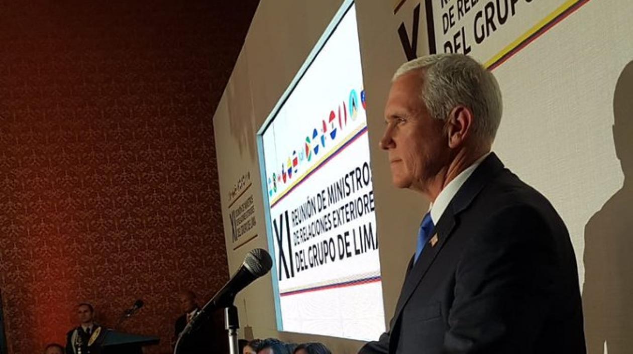 Mike Pence, vicepresidente de Estados Unidos.