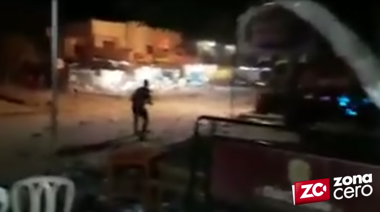 Imagen del incidente presentado en Santo Tomás.