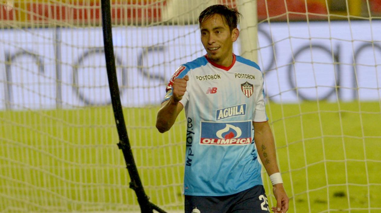 Fabián Sambueza, jugador del Junior. 