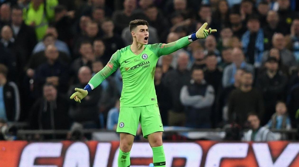 Kepa, portero del Chelsea. 