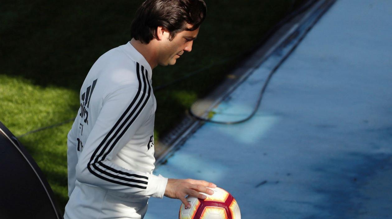 Santiago Solari, entrenador del Real Madrid. 