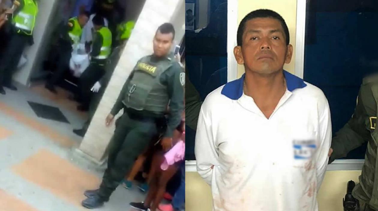 El hombre fue capturado por la Policía.