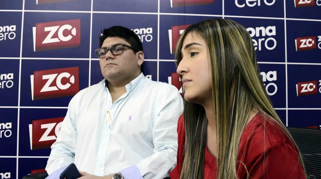 Ernesto González Daza y Daniella Ahumada Comas.