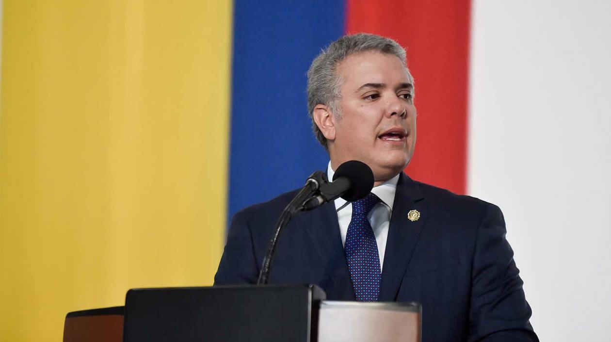 El Presidente de la República, Iván Duque.