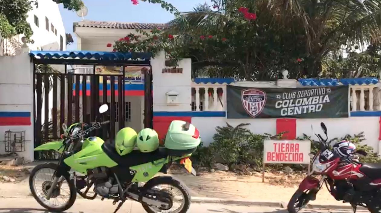 La vivienda ubicada en Puerto Colombia.