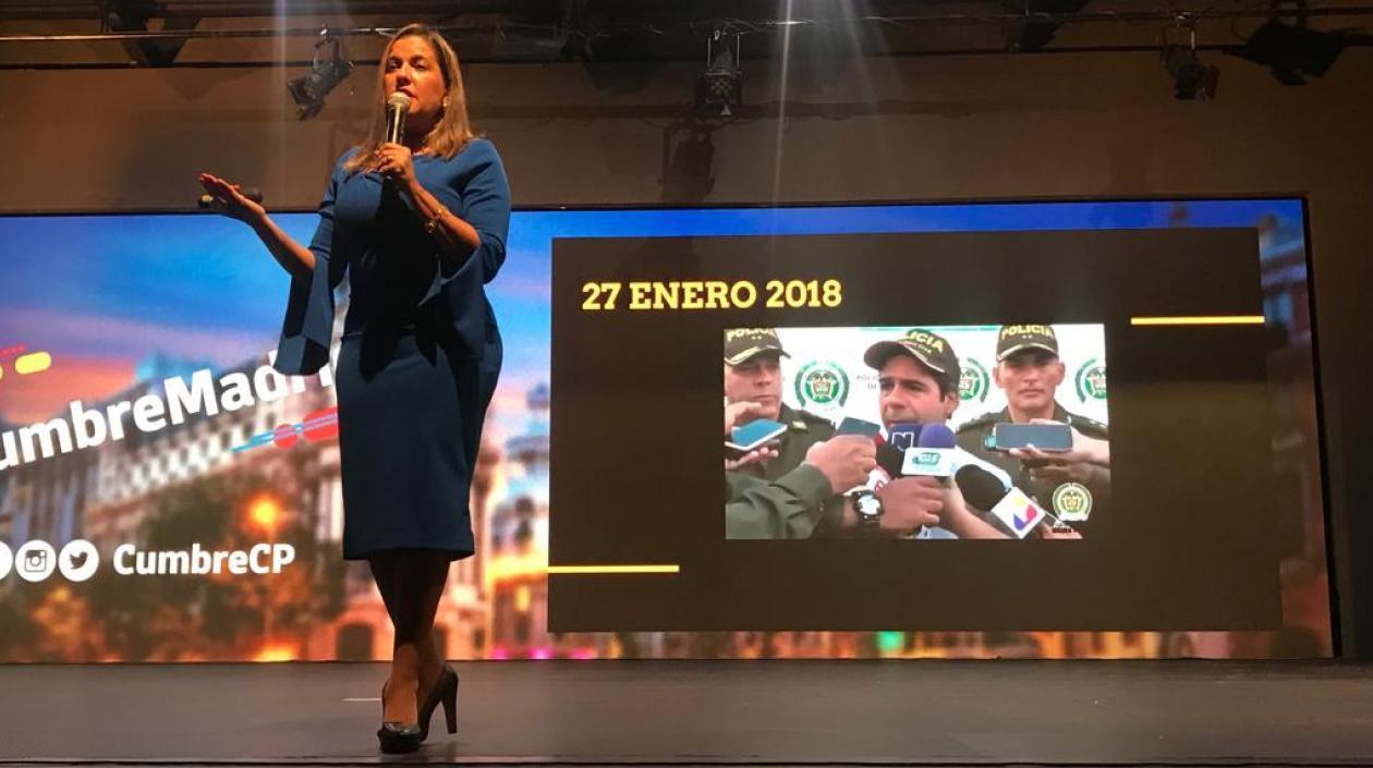 La secretaria distrital de Comunicaciones, Diana Acosta Miranda.