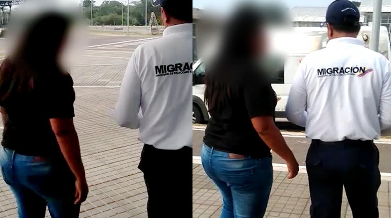Migración Colombia confirmó esta noche la captura de una mujer que “se entregó· como desertora de las Fuerzas Bolivarianas de Venezuela