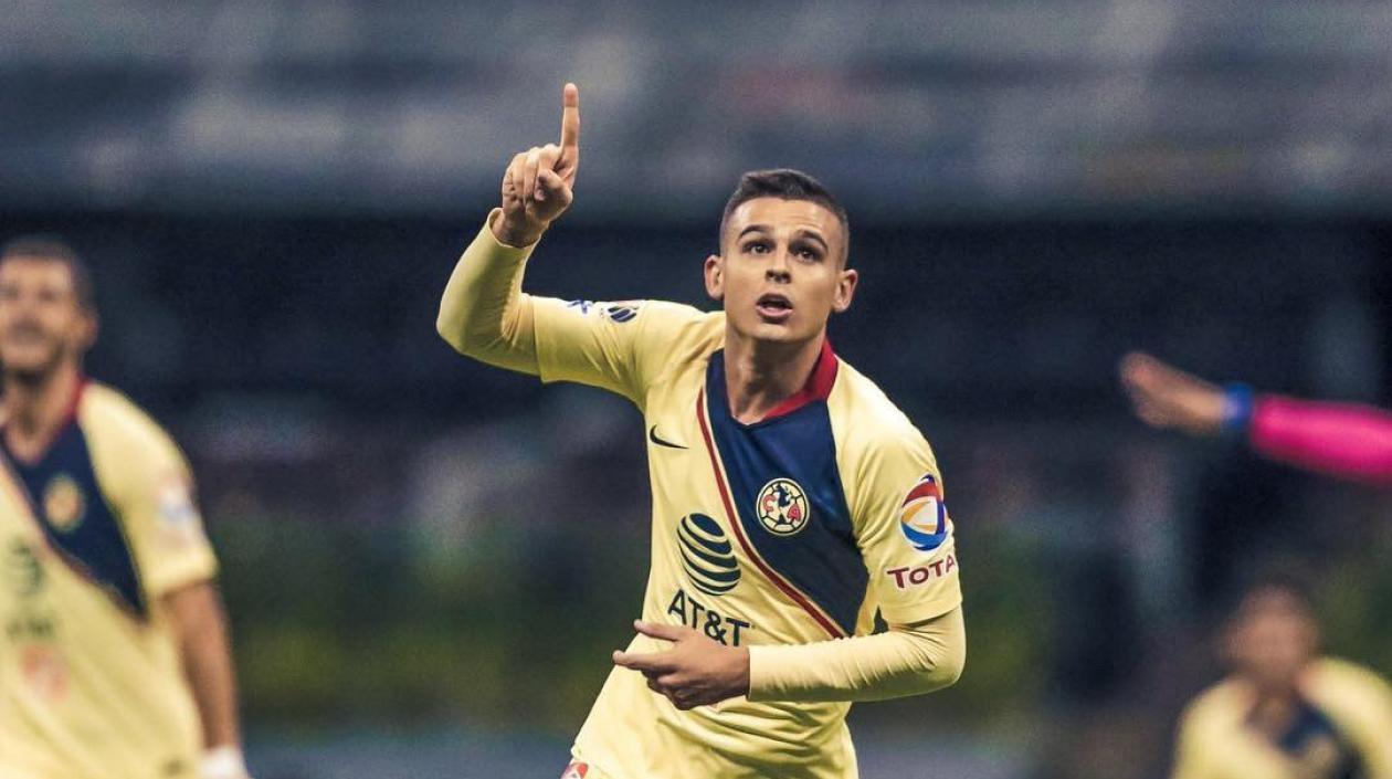 Nicolás Benedetti, jugador colombiano del América de México. 