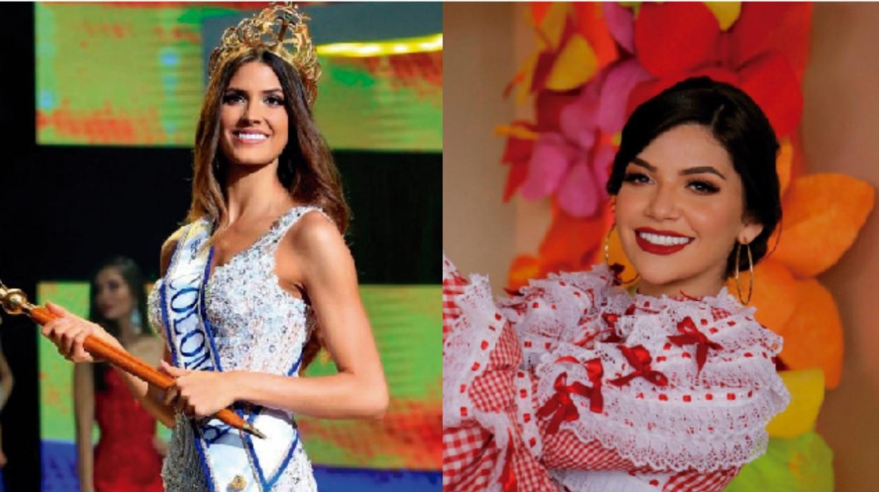 Señorita Colombia Gabriela Tafur y la Reina del Carnaval Departamental, Carolina Suárez.