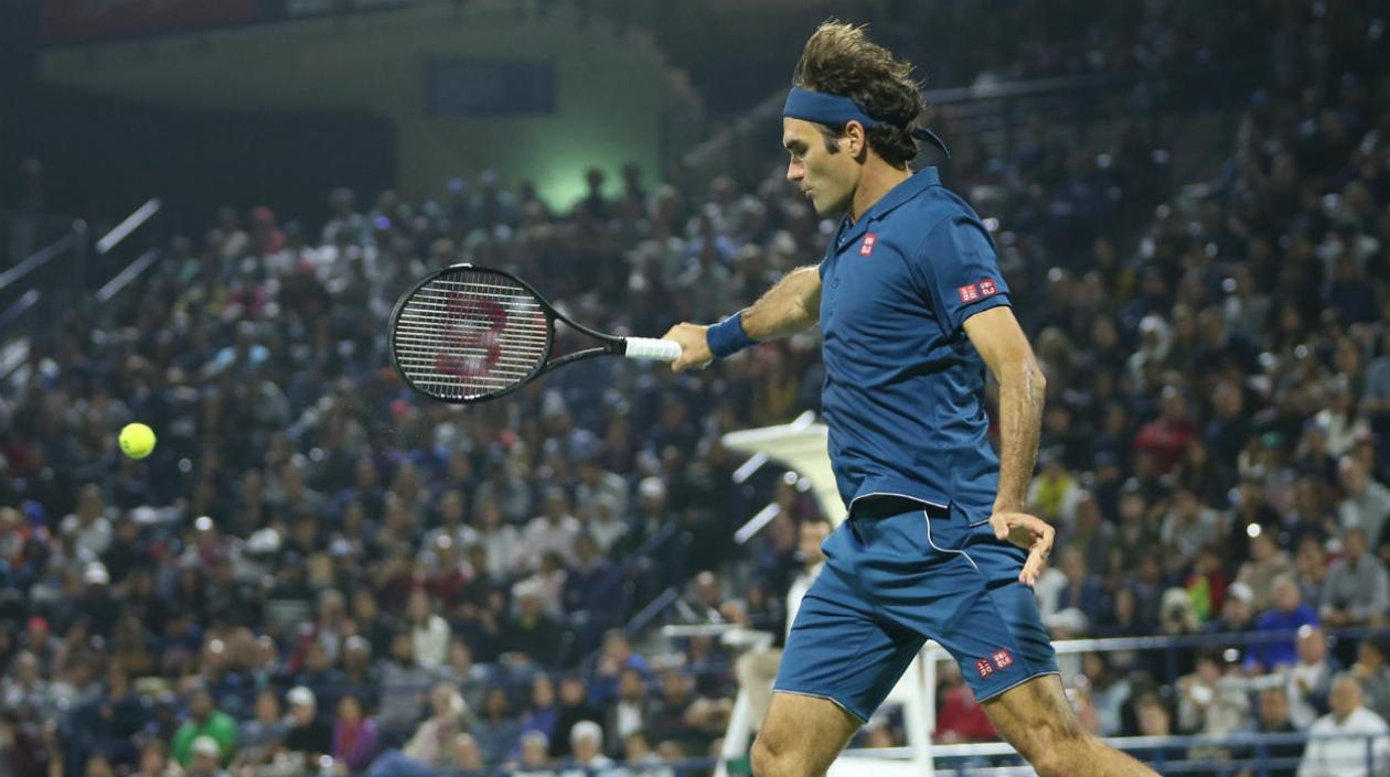 Roger Federer, tenista suizo. 