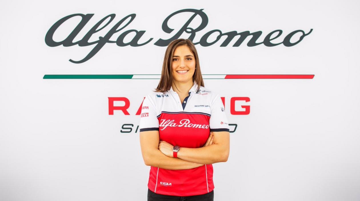 Tatiana Calderón, piloto colombiana. 