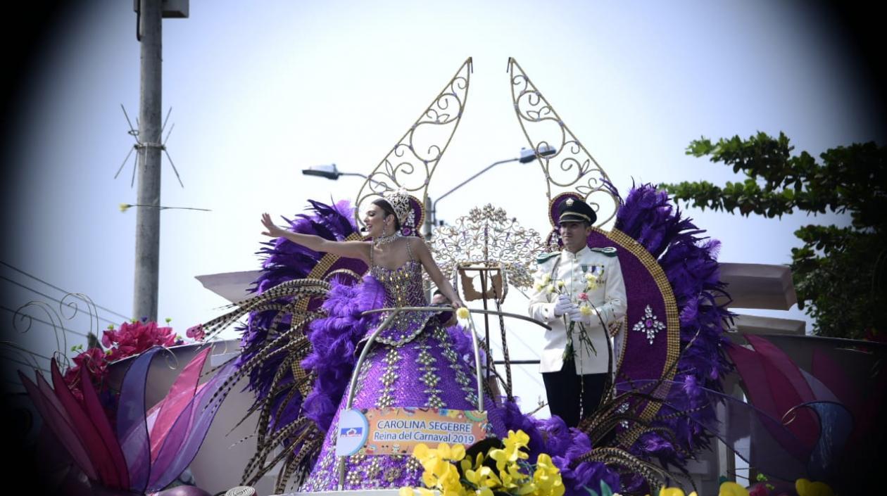 Carolina Segebre, reina del Carnaval de Barranquilla 2019.