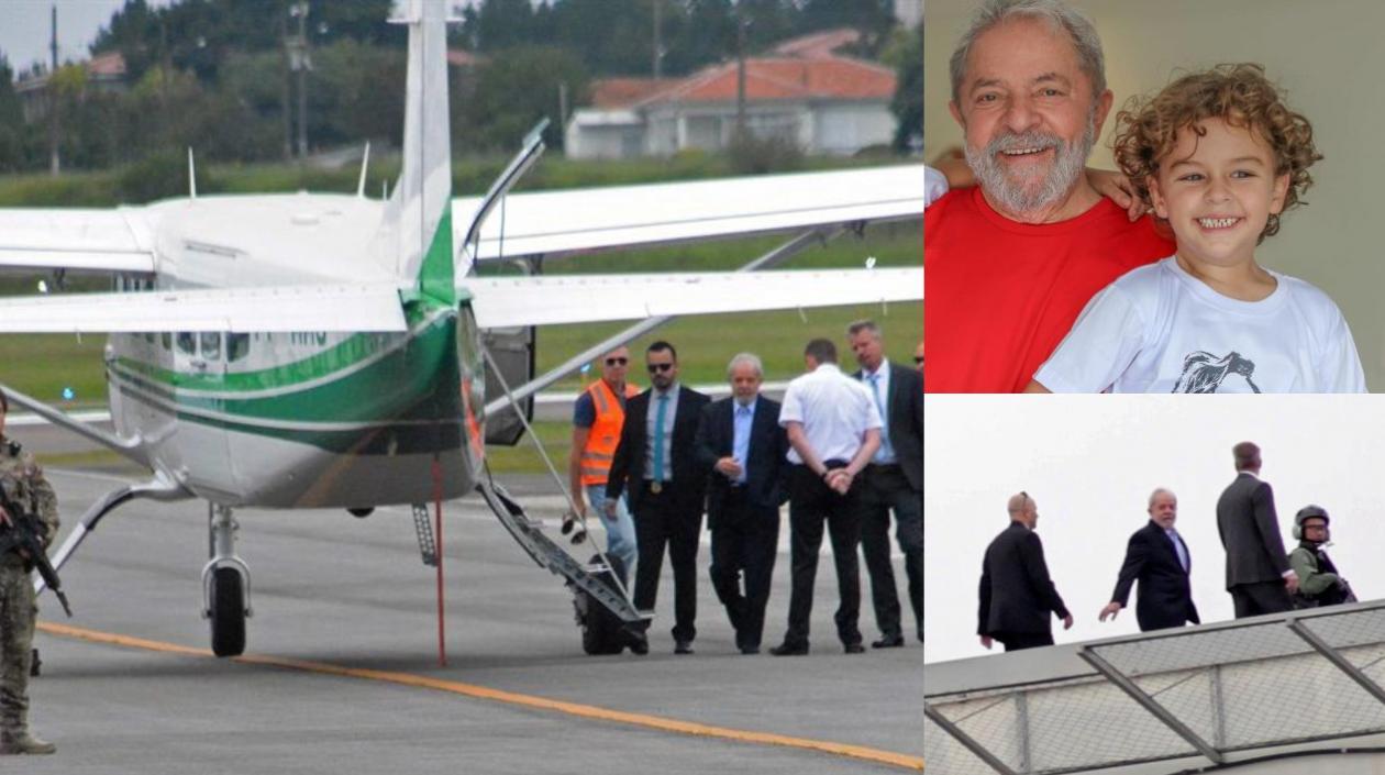 .El expresidente Lula da Silva abandonó por primera vez la cárcel, autorizado para asistir al sepelio de un nieto de 7 años que murió el viernes víctima de meningitis