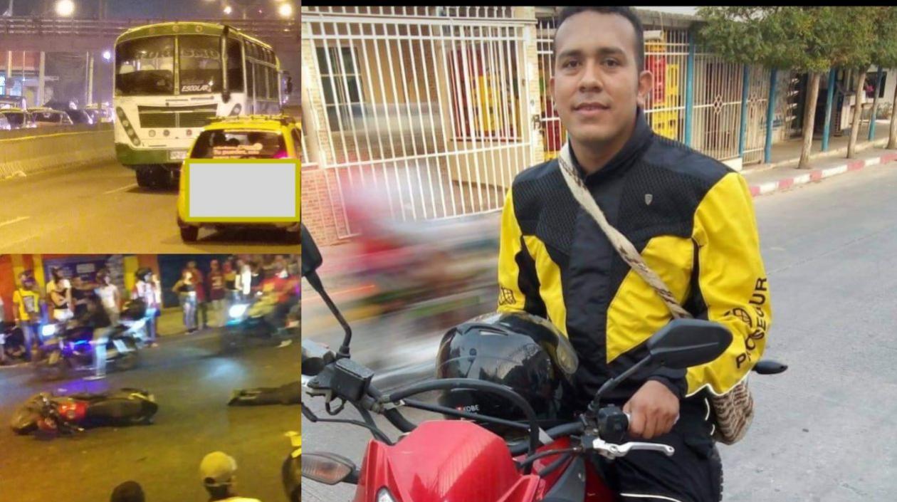 Andrés Felipe Castellar Bermúdez, de 25 años, falleció en un accidente de tránsito.