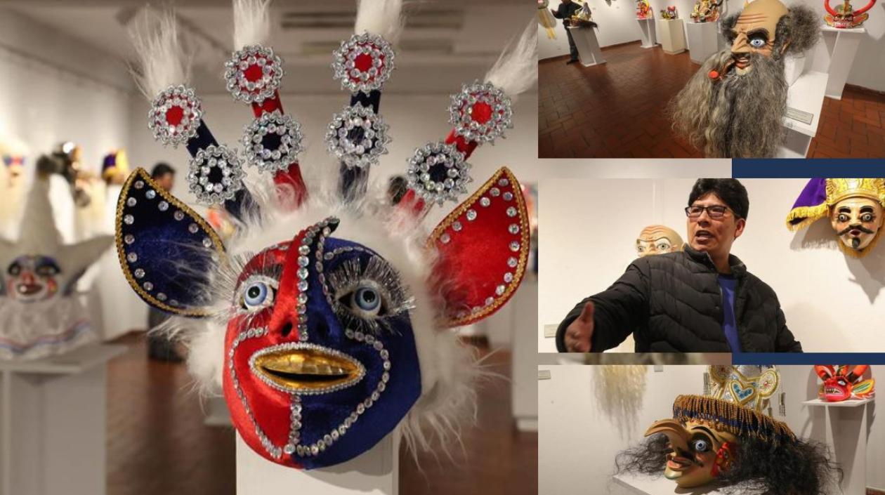  Reinaldo Chávez explicó que el papel de los artesanos bolivianos en las diferentes máscaras usadas por los danzantes.