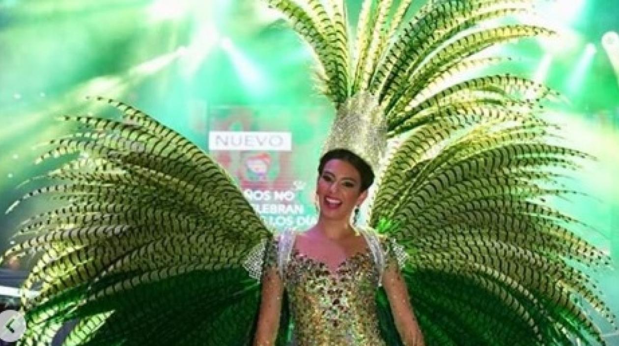 La Reina del Carnaval de Barranquilla,Carolina Segebre Abudinen.