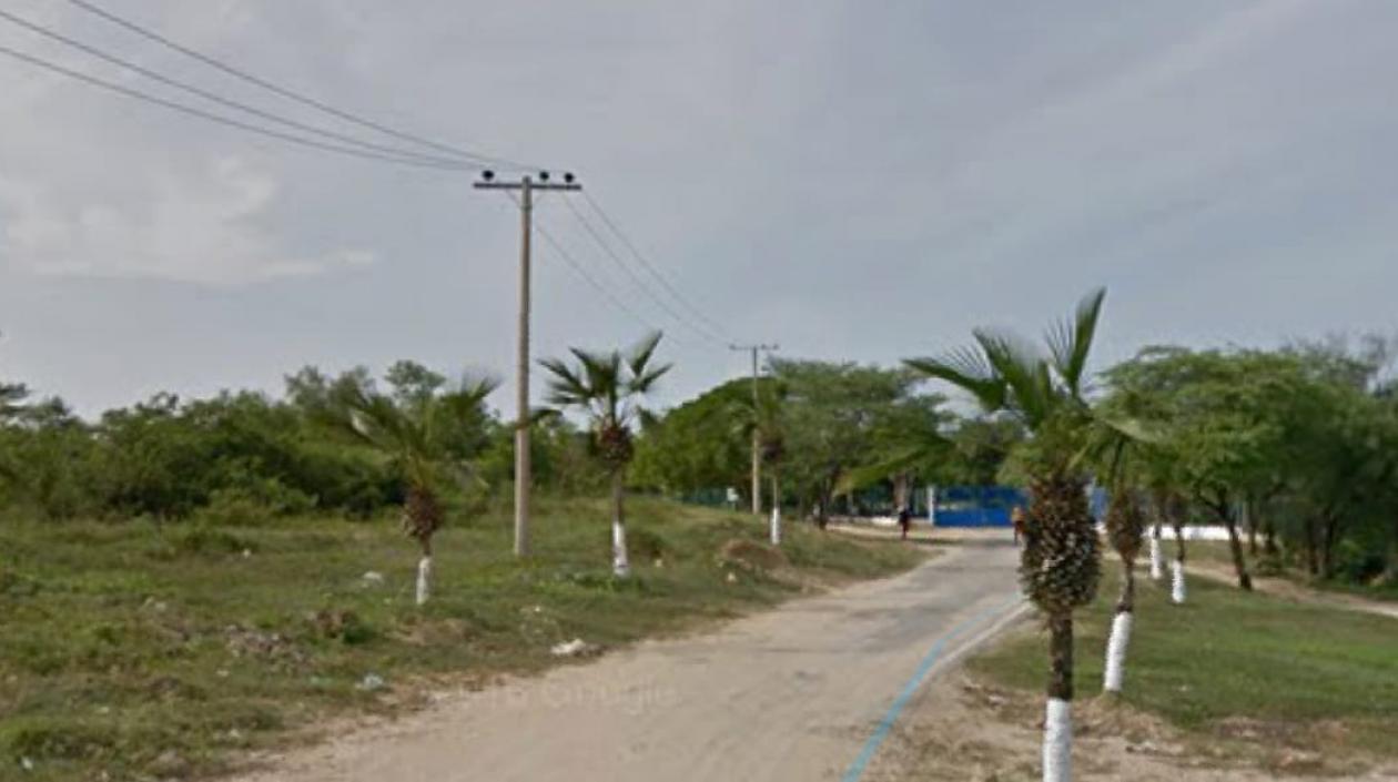 Imagen para ilustrar la nota que hace referencia al lugar donde fue hallado el motociclista muerto.