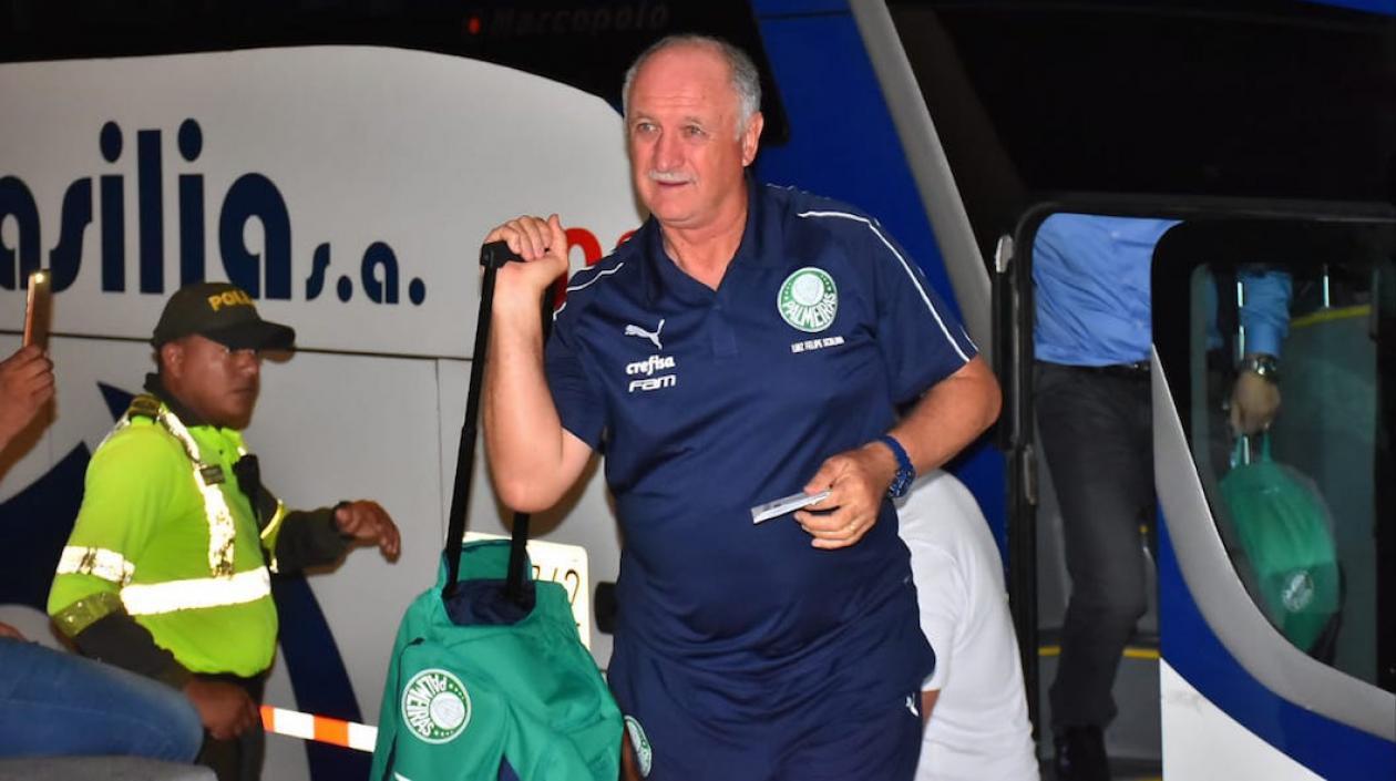 Luis Felipe Scolari, DT del Palmeiras.