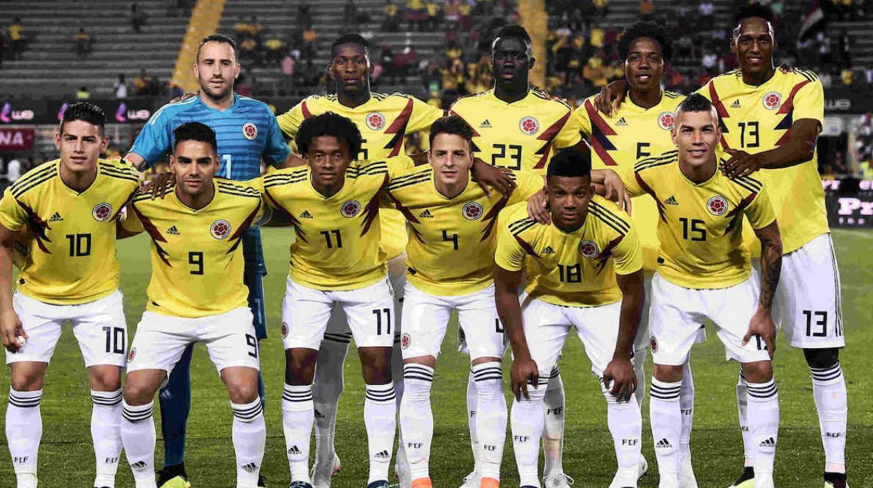 Jugadores de la Selección Colombia de Mayores.