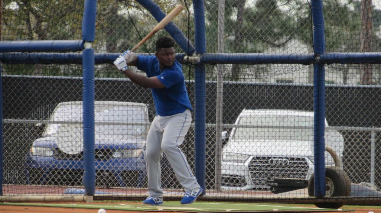 Dilson Herrera, jugador de los Mets de Nueva York. 