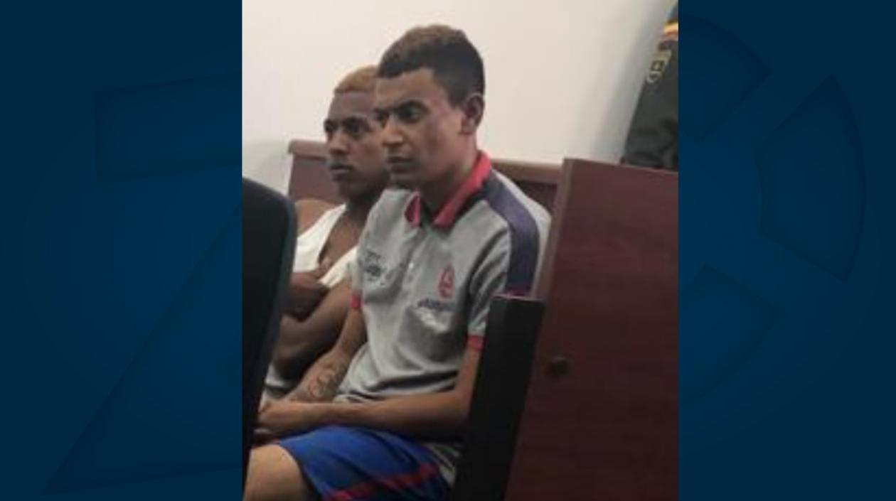 Elvis Reinaldo Obregón Agámez y Duvan Enrique Rubio Piñeres, imputados por homicidio.