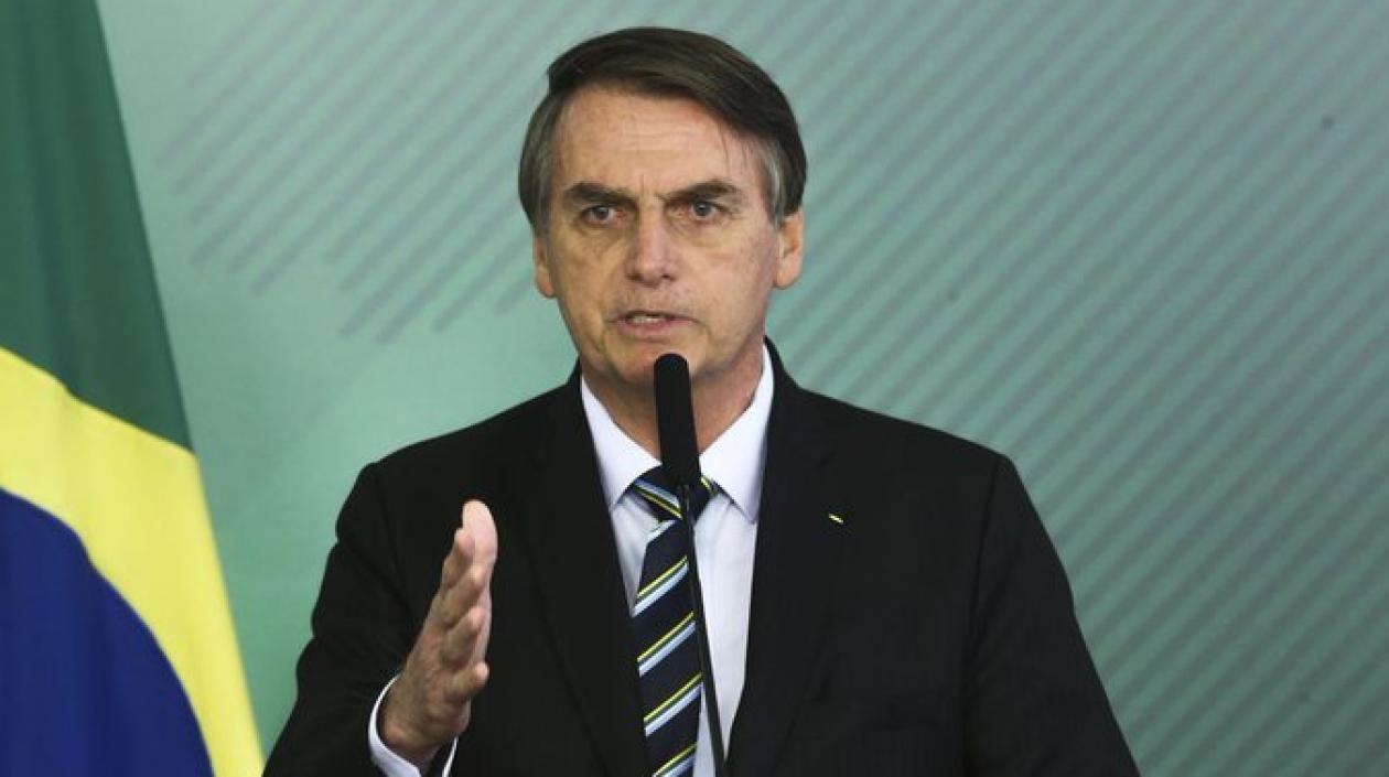 Jair Bolsonaro, presidente de Brasil.
