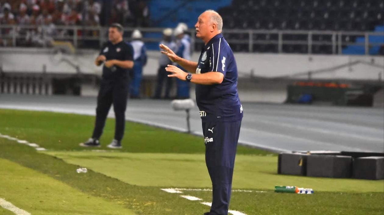Luis Felipe Scolari, DT del Palmeiras.