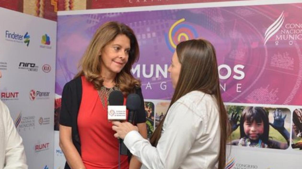 Marta Lucía Ramírez, vicepresidenta.