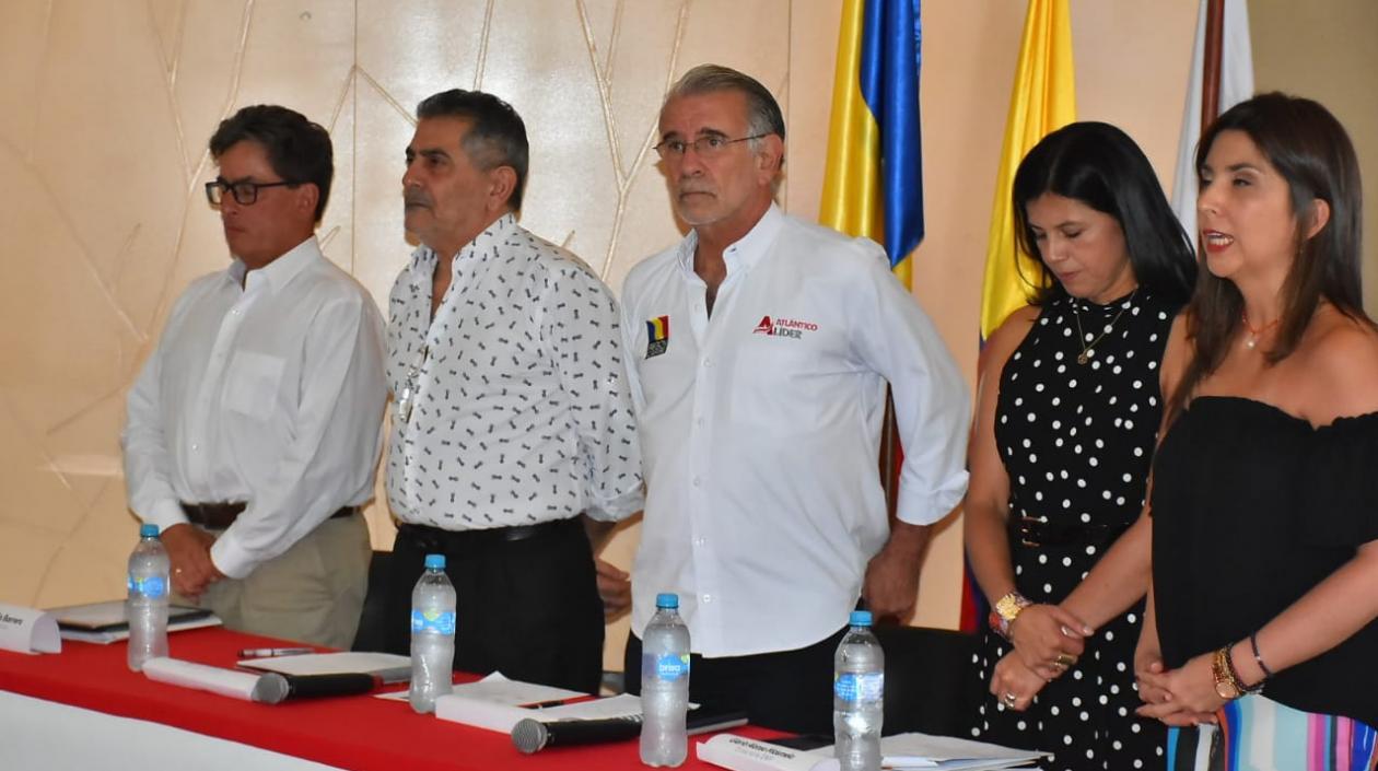 El gobernador del Atlántico Eduardo Verano De la Rosa