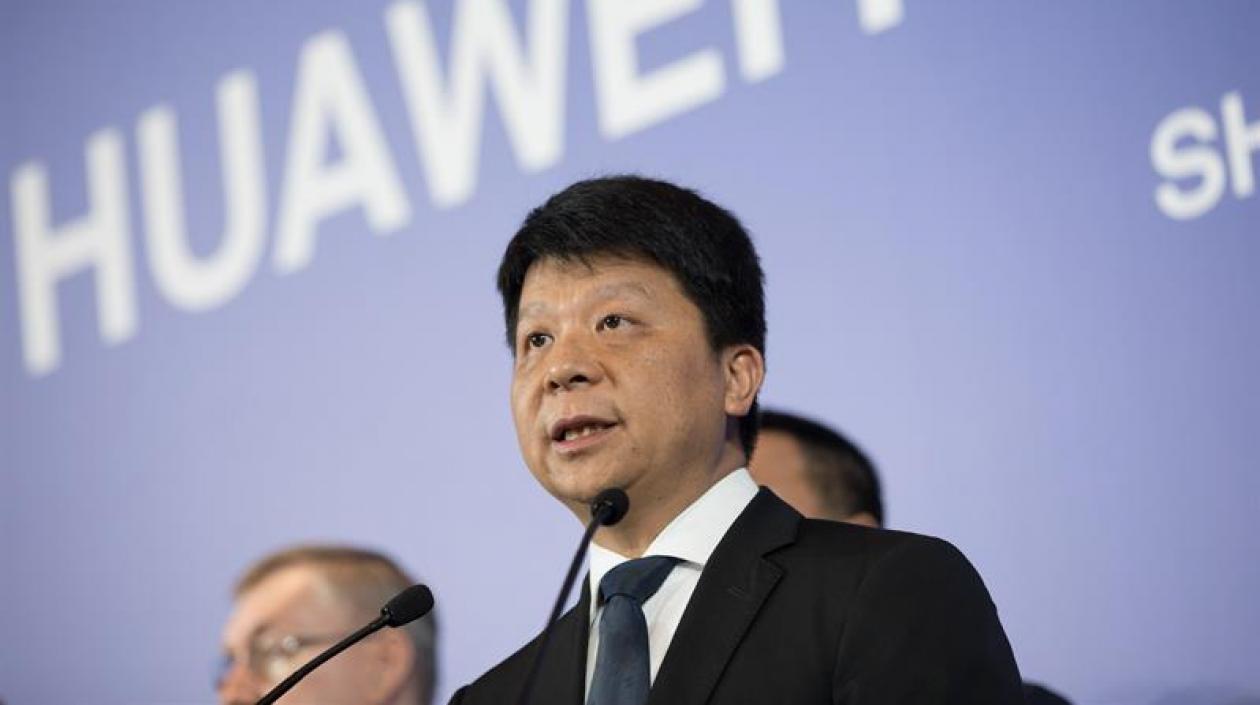 El presidente rotativo de Huawei, Guo Ping.