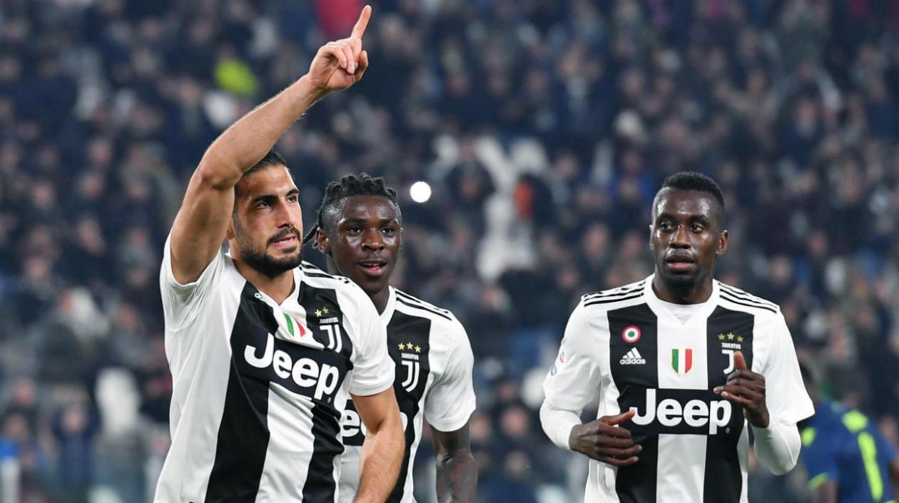 Emre Can celebra uno de sus goles 