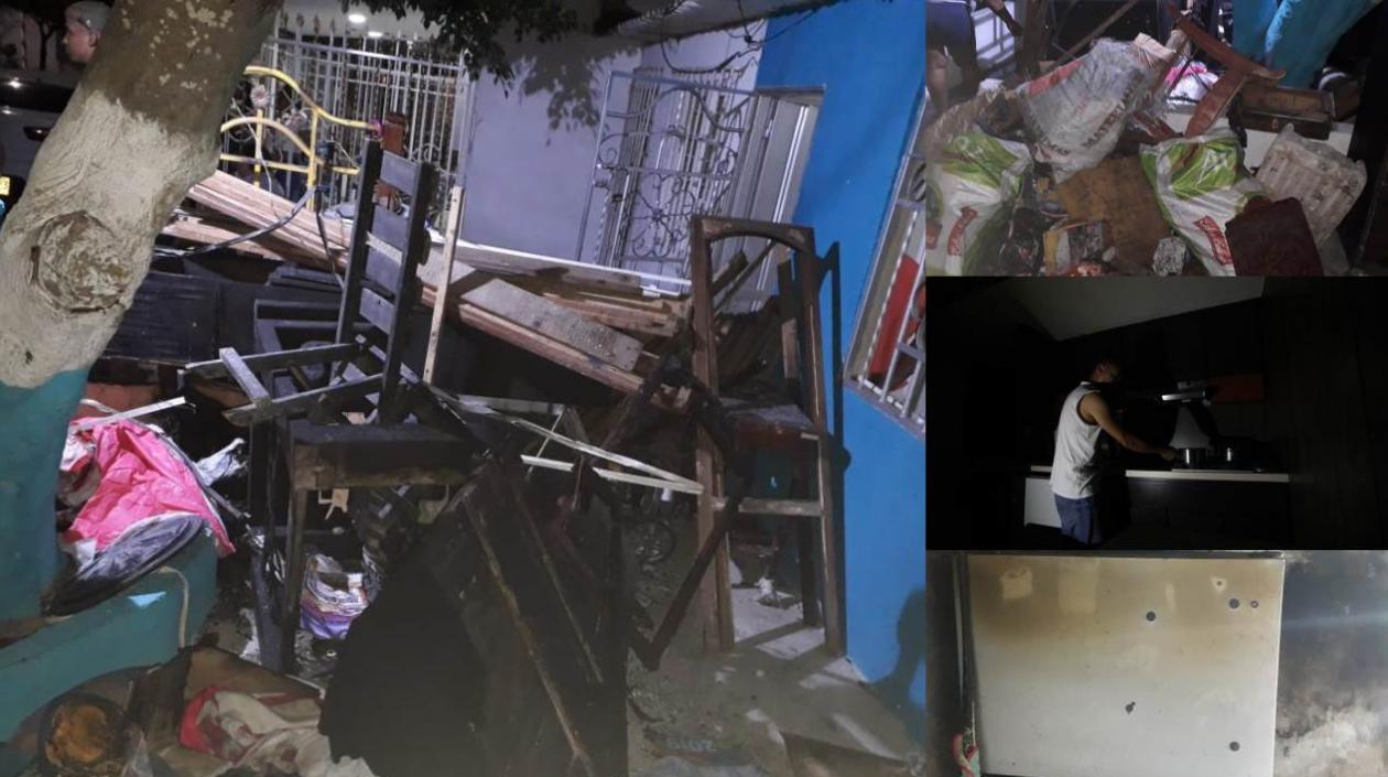 Incendio en Los Olivos dejó daños materiales.