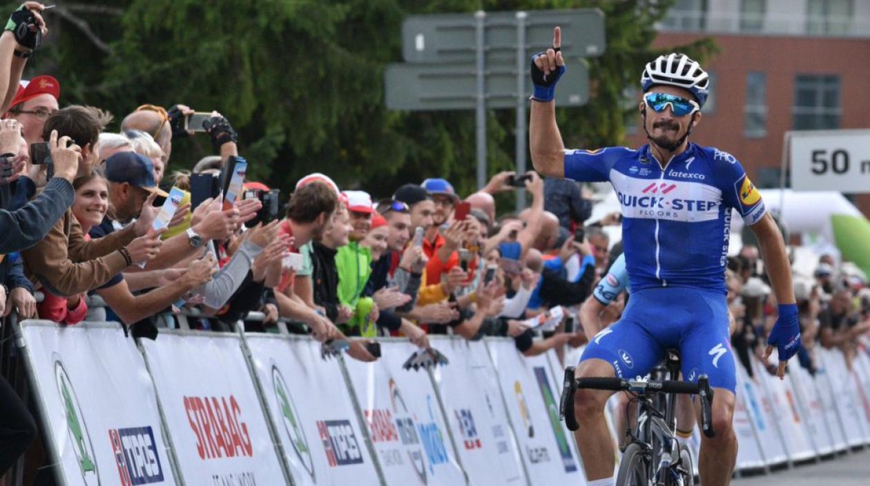 Julian Alaphillipe, ciclista francés. 