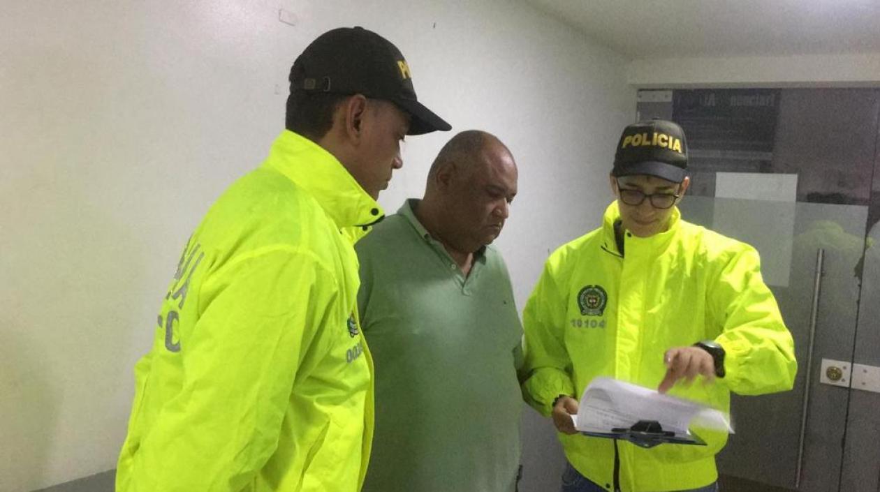 Francisco Mejía Cuadrado, capturado en Barranquilla.