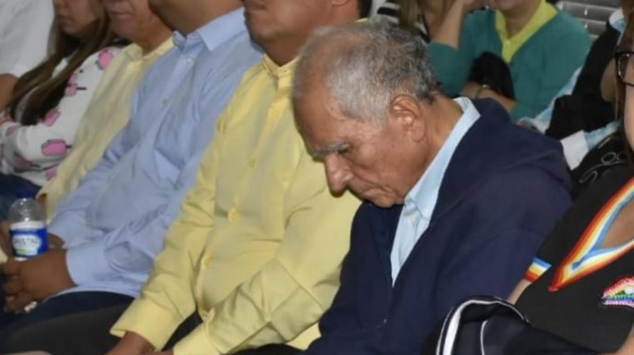 Orlando Saavedra durante una de las audiencias.