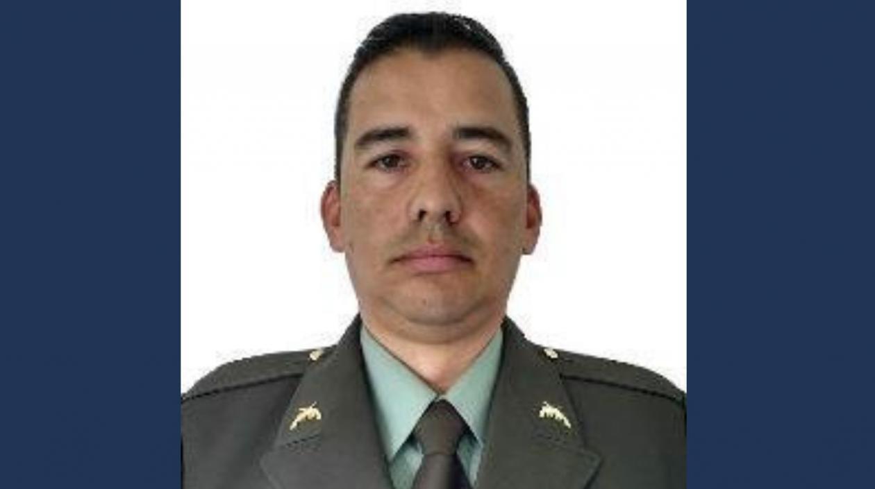 Luis Alfonso López Barón, policía asesinado en Corinto.