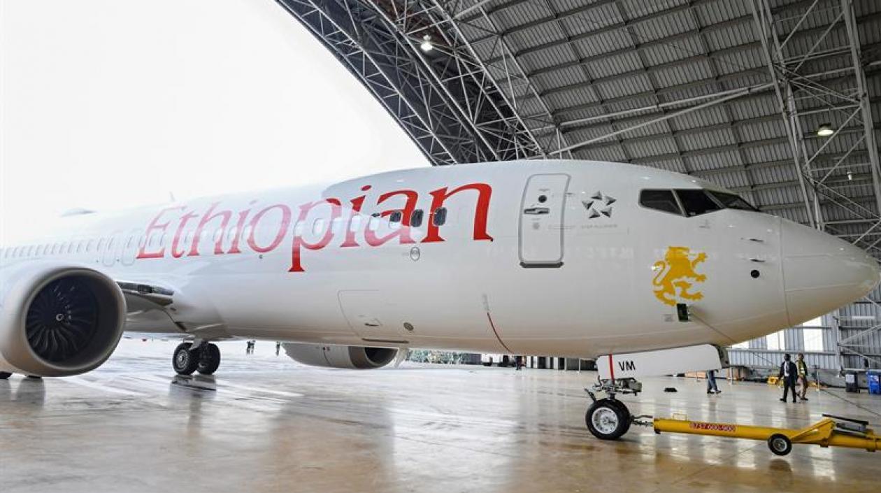 El avión que se accidentó.