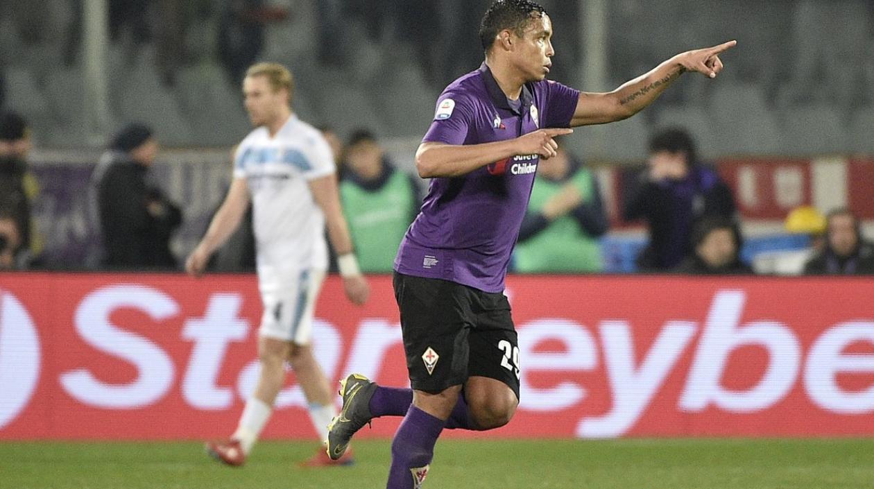 La celebración de Luis Fernando Muriel.