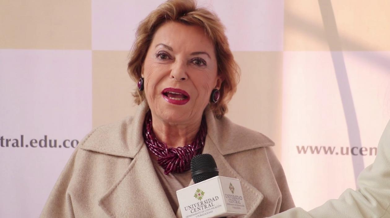 La gestora cultural Gloria Zea.