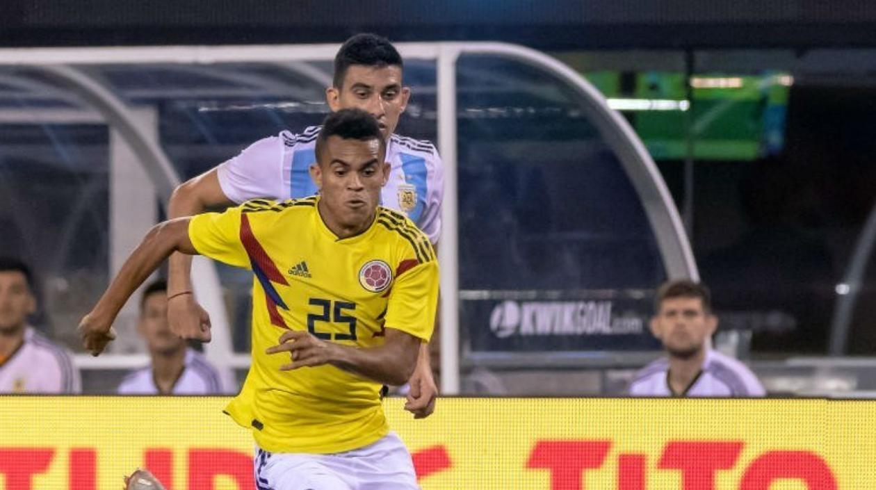 Luis Fernando Díaz, jugador de la Selección Colombia. 