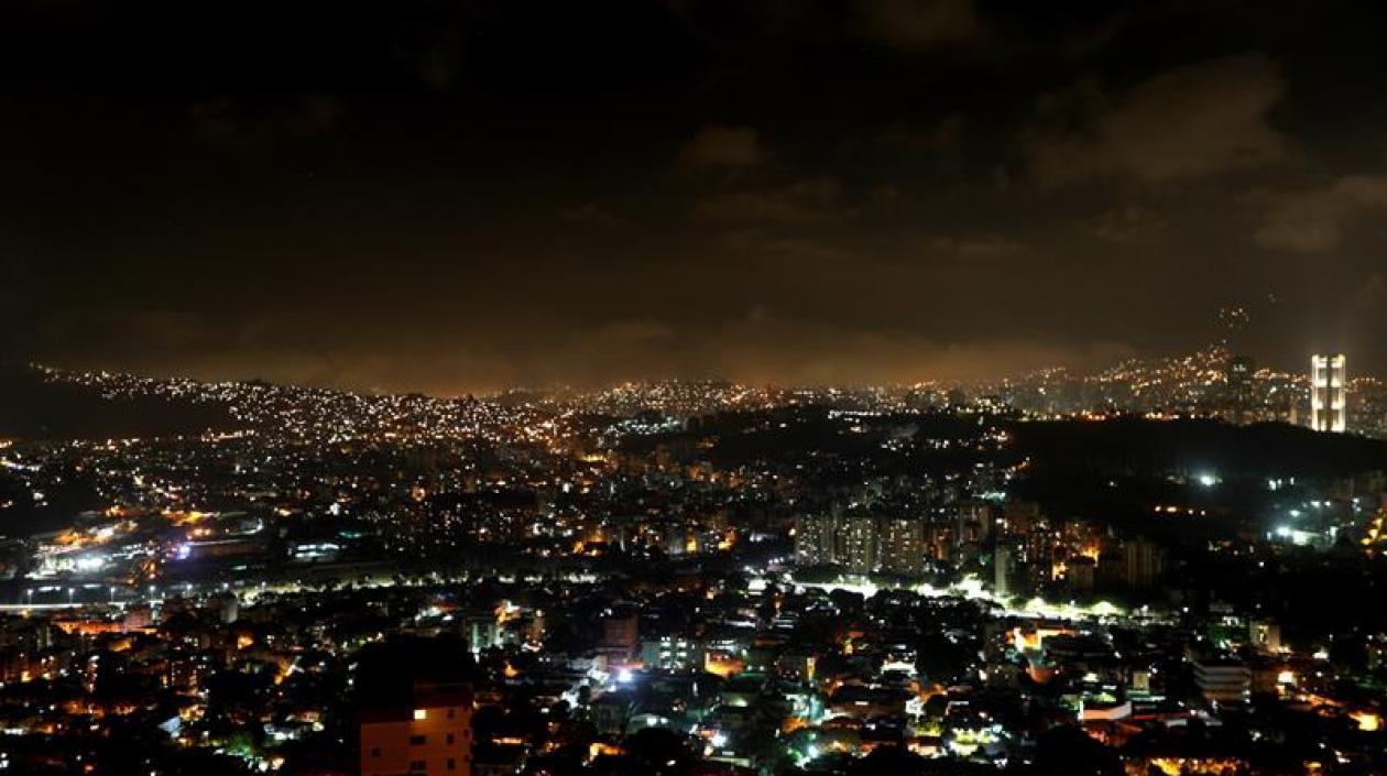 Panorámica de un sector de la ciudad este domingo, en Caracas.