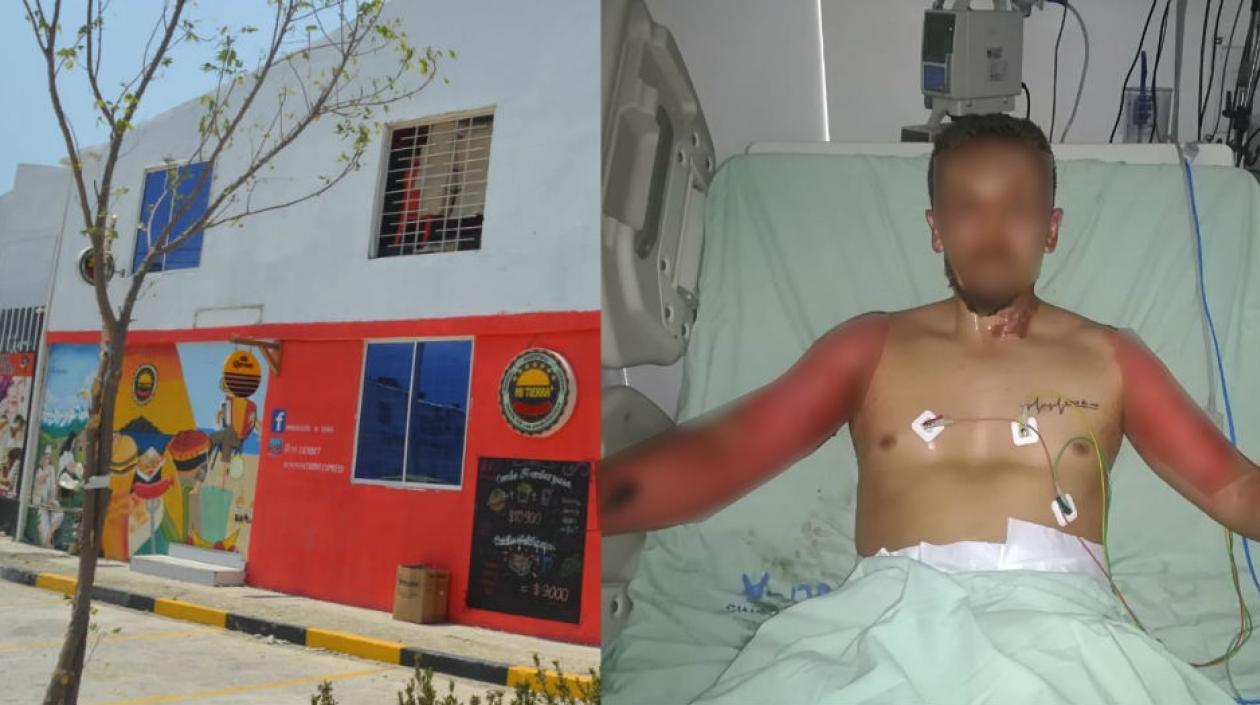 Javier Alejandro Ortiz Culma se mantiene en la UCI del Hospital Julio Méndez Barreneche.