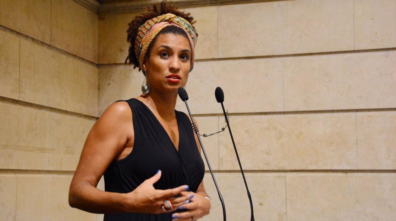 La concejala y activista de derechos humanos Marielle Franco.