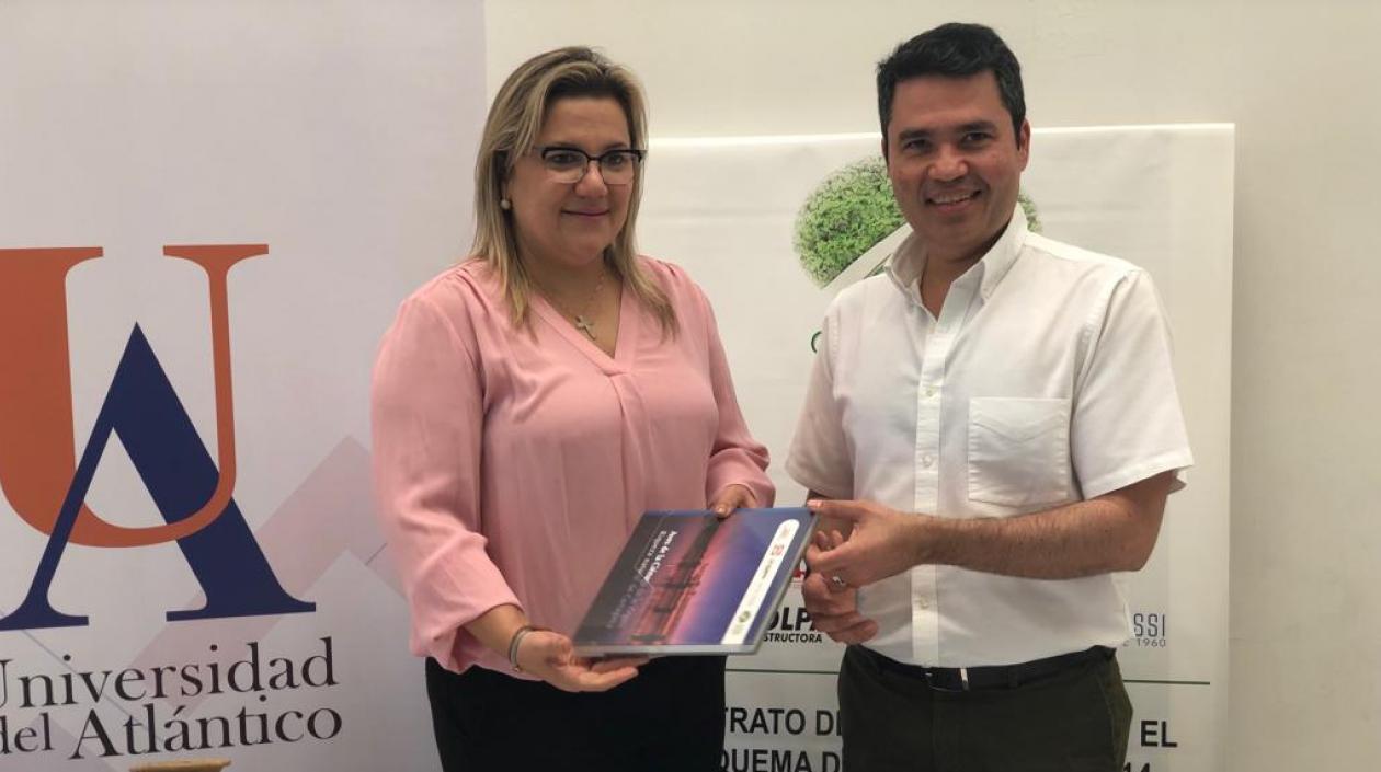 Maryluz Stevenson, rectora de la Universidad del Atlántico.