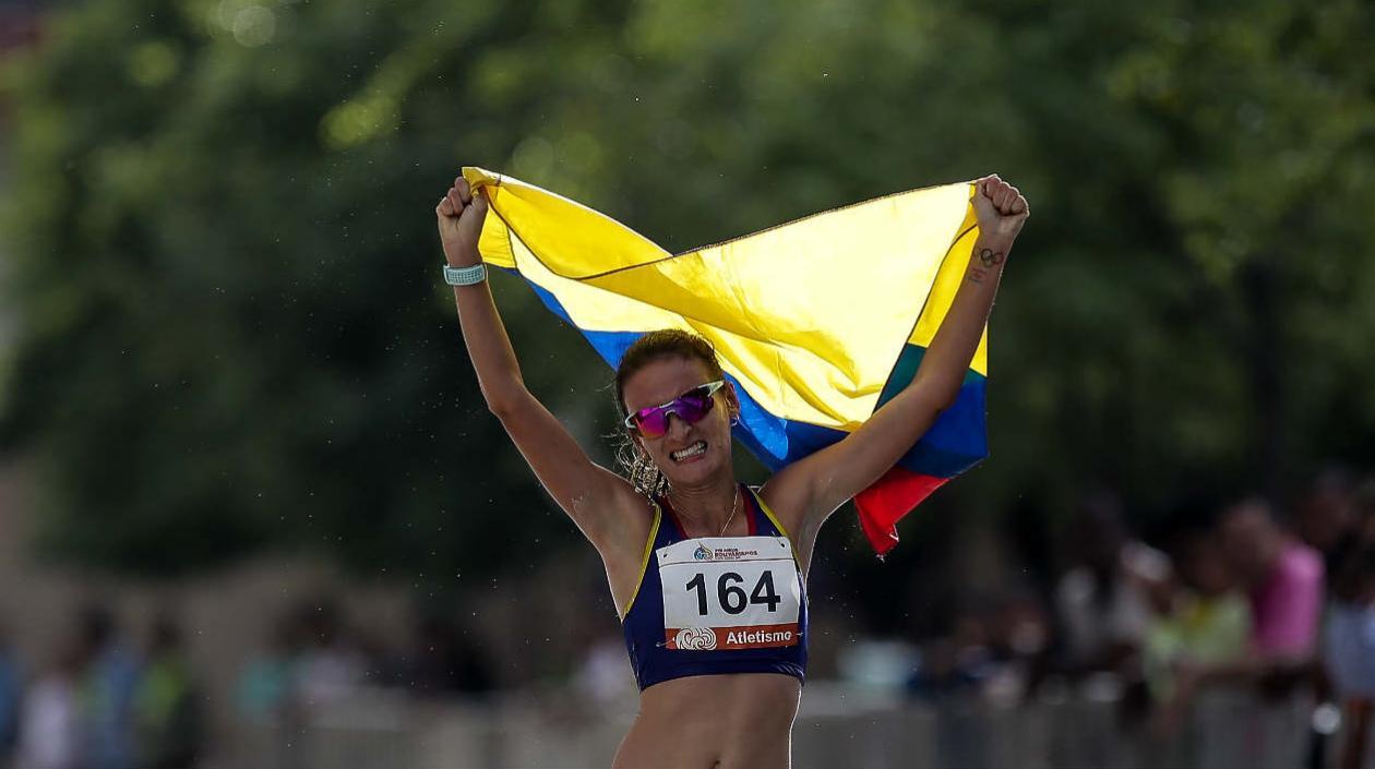 Lorena Arenas, atleta colombiana. 